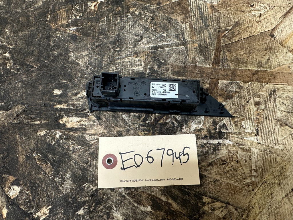 BMW 12-18 F30 3 SERIES CENTER CONSOLE TRACTION CONTROL/DRIVE MODE OEM 9252911