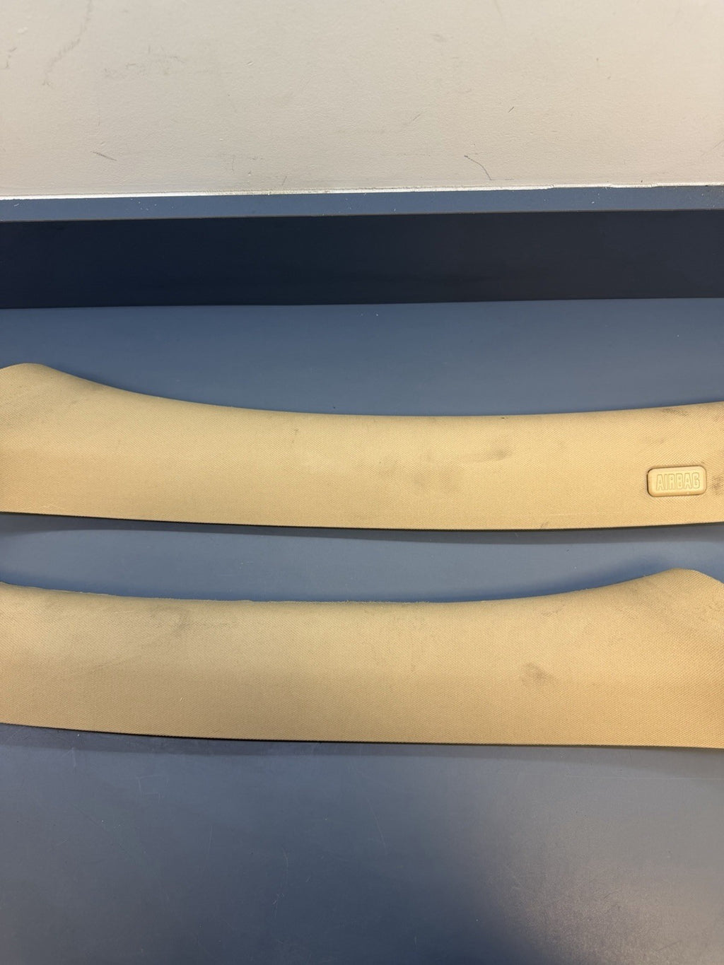 Interior Trim Cover BMW E90 E91 LCI Column A Pillars Beige 7058331/32