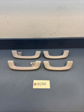 12-16 BMW 328I F30 SEDAN FRONT & REAR UPPER ROOF GRAB HANDLE SET OF 4 OEM GRAY