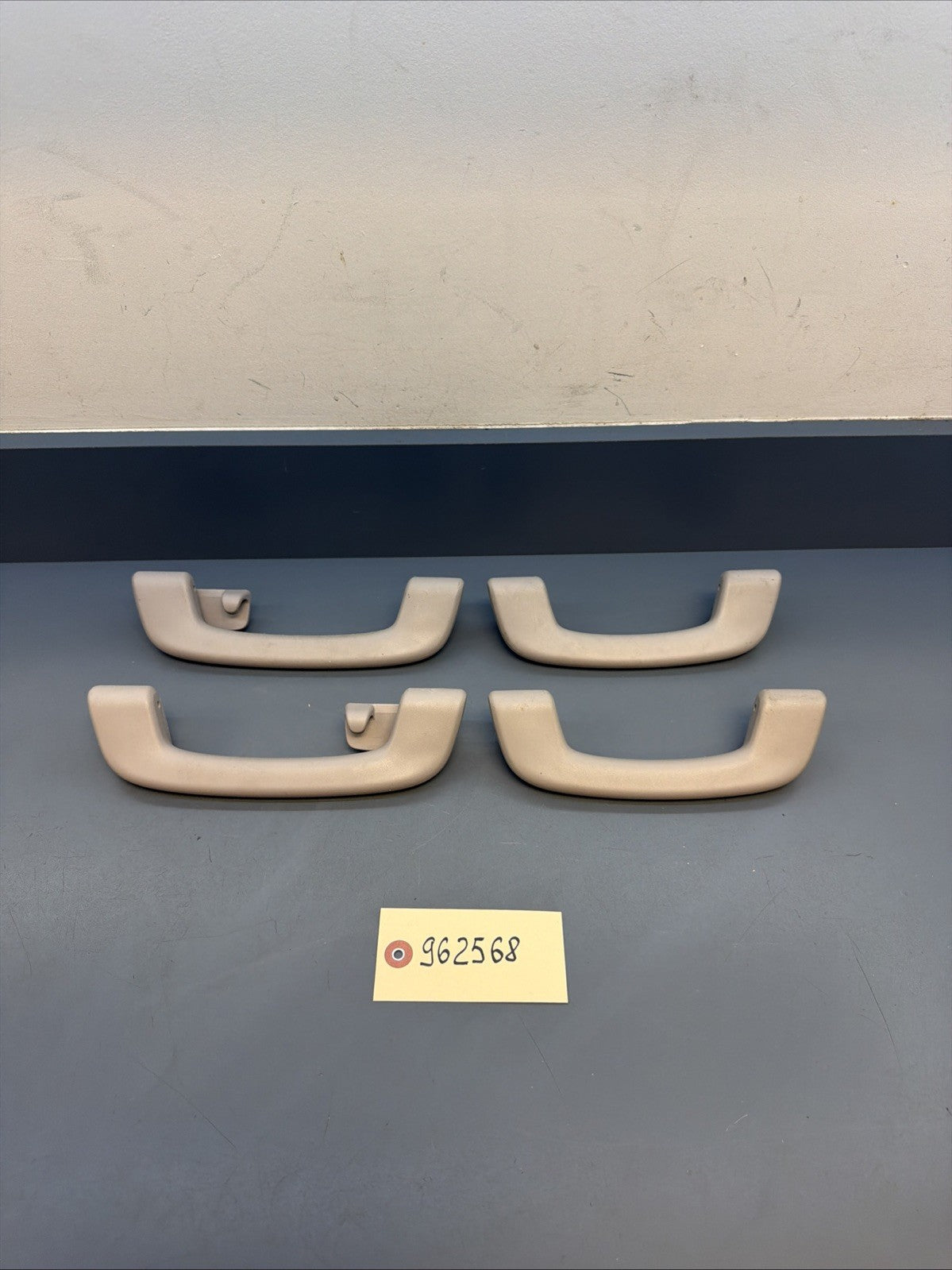 12-16 BMW 328I F30 SEDAN FRONT & REAR UPPER ROOF GRAB HANDLE SET OF 4 OEM GRAY