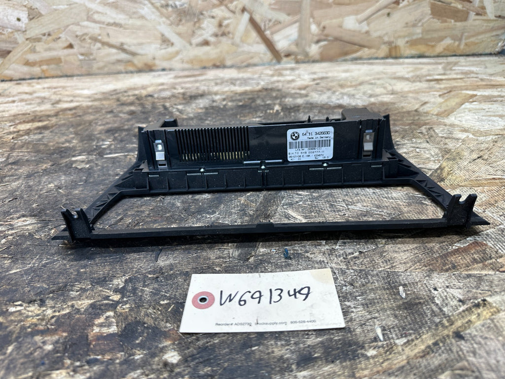 BMW 2003-2010 E83 X3 AC/HEATER CLIMATE CONTROL PANEL BLACK OEM 3426630