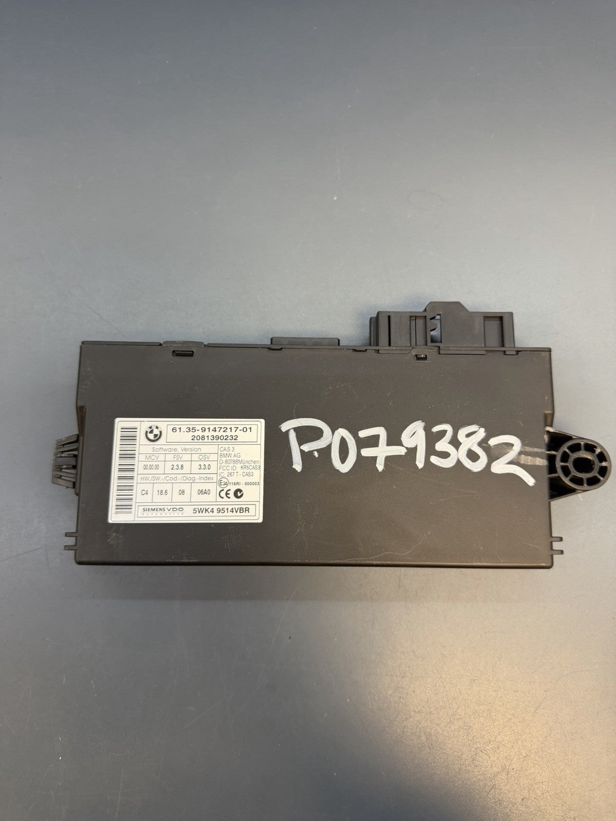 07-13 BMW 128I 328I 328XI E90 E92 N51 MSV80.1 ECU ECM CAS3 KEY IGNITION 7587166