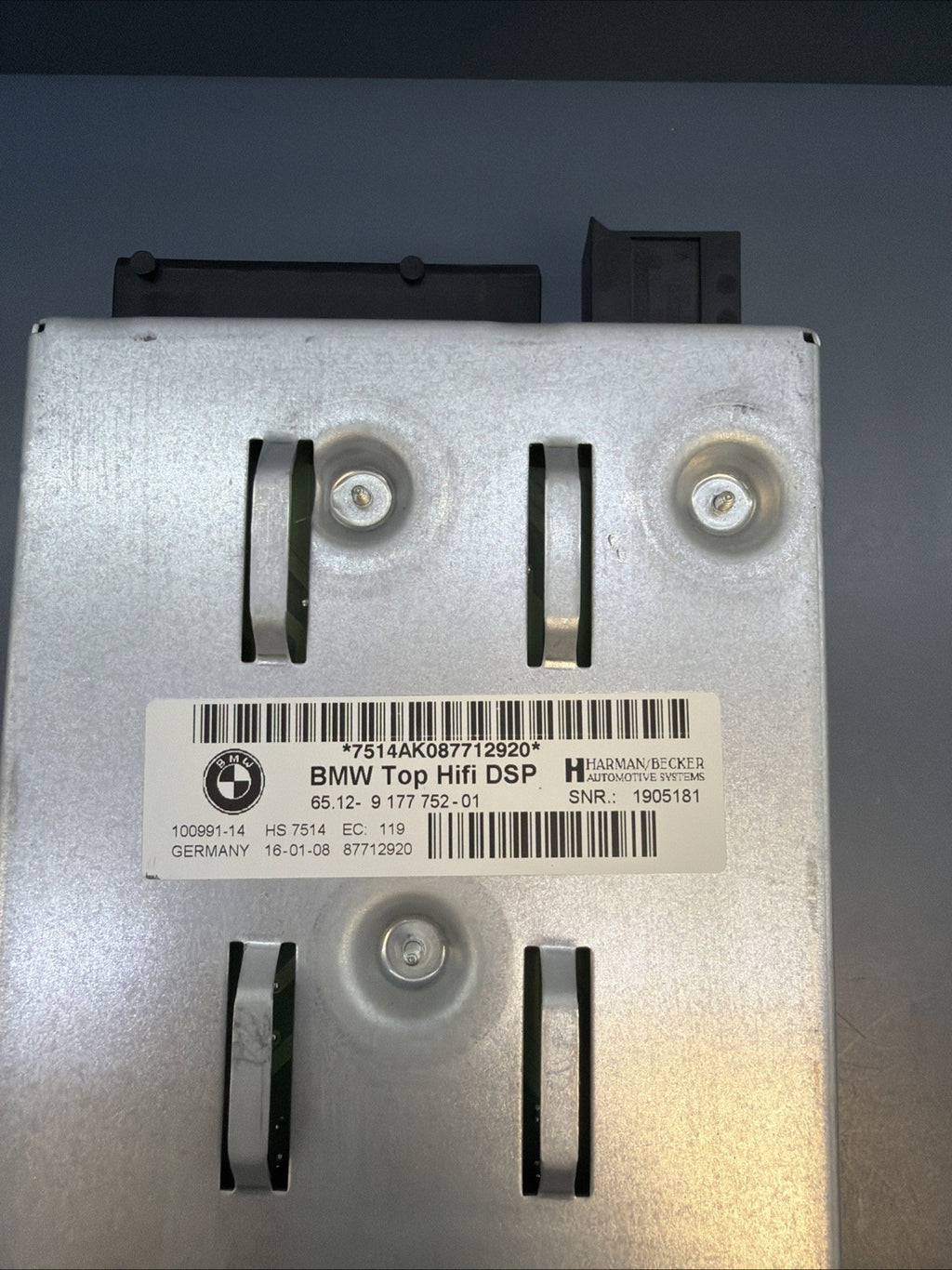 BMW E90 E92 E60 E63 328i 528i 330i 545i Logic BECKER TOP HIFI AMPLIFIER 9177752