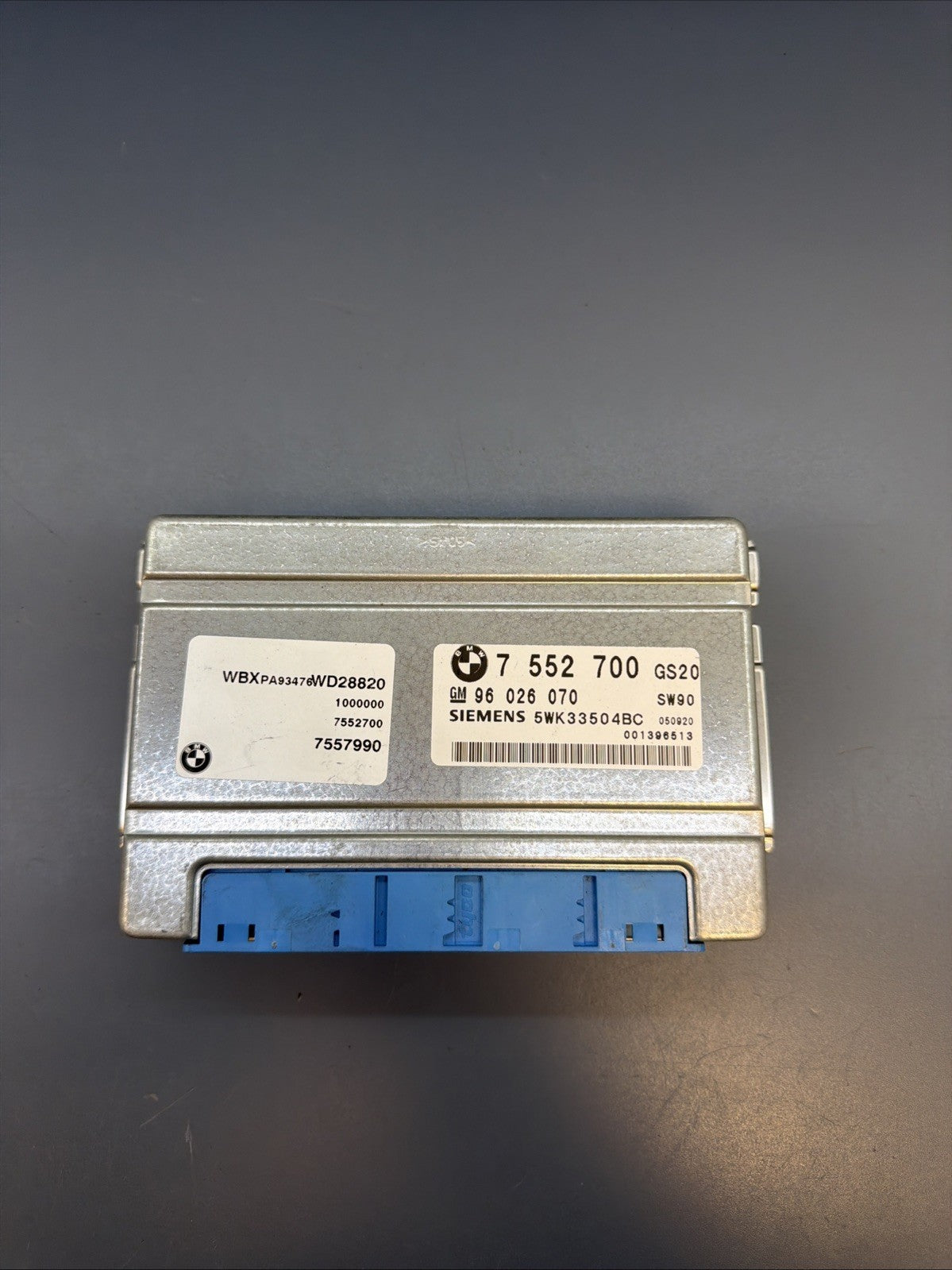 BMW 98-06 E46 E83 E53 3 SERIES X3 X5 TRANSMISSION CONTROL UNIT TCU OEM 7552700