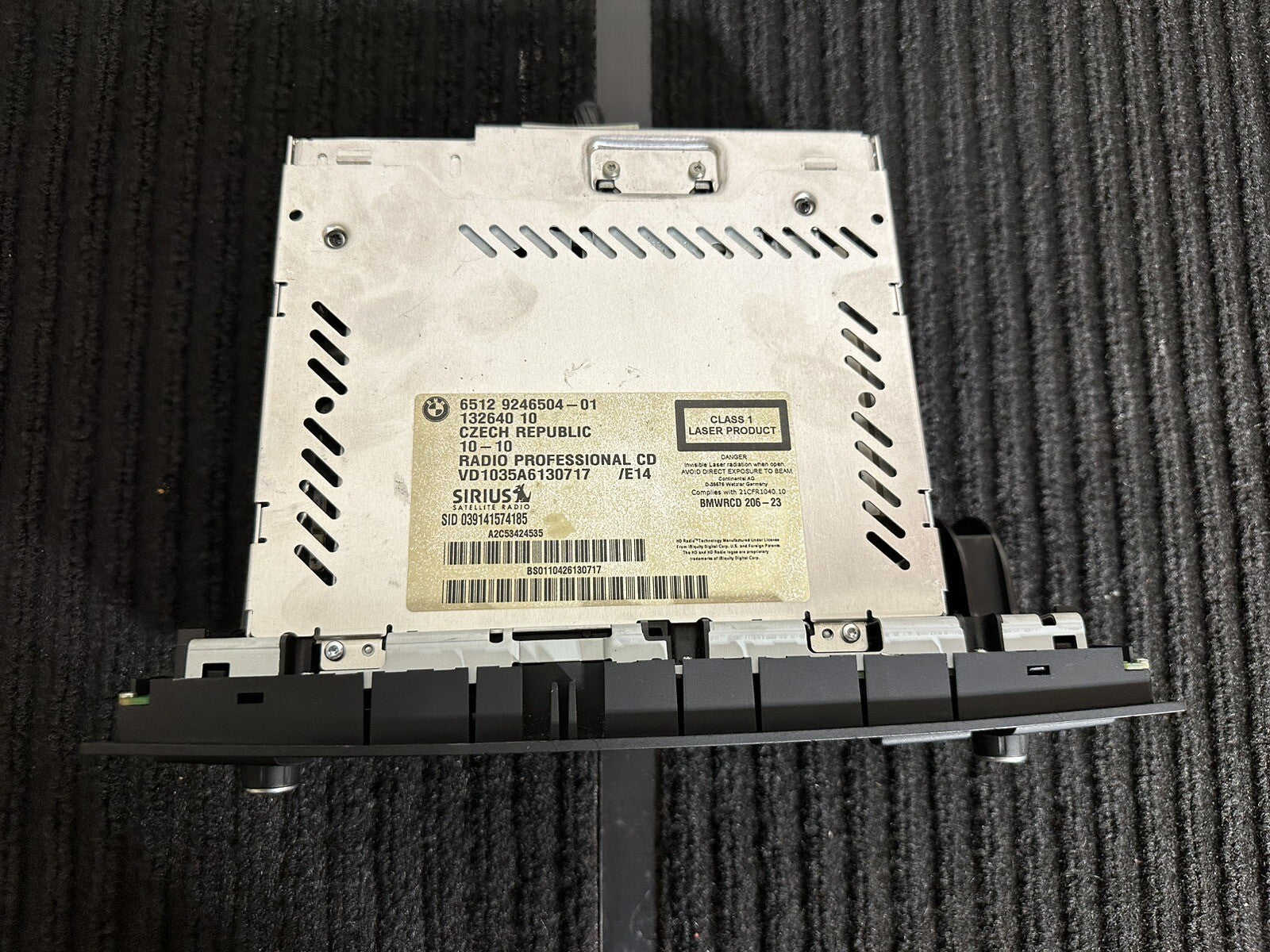 10-13 BMW COUPE E92 CD PLAYER RADIO HEADUNIT RECIEVER OEM 9246504
