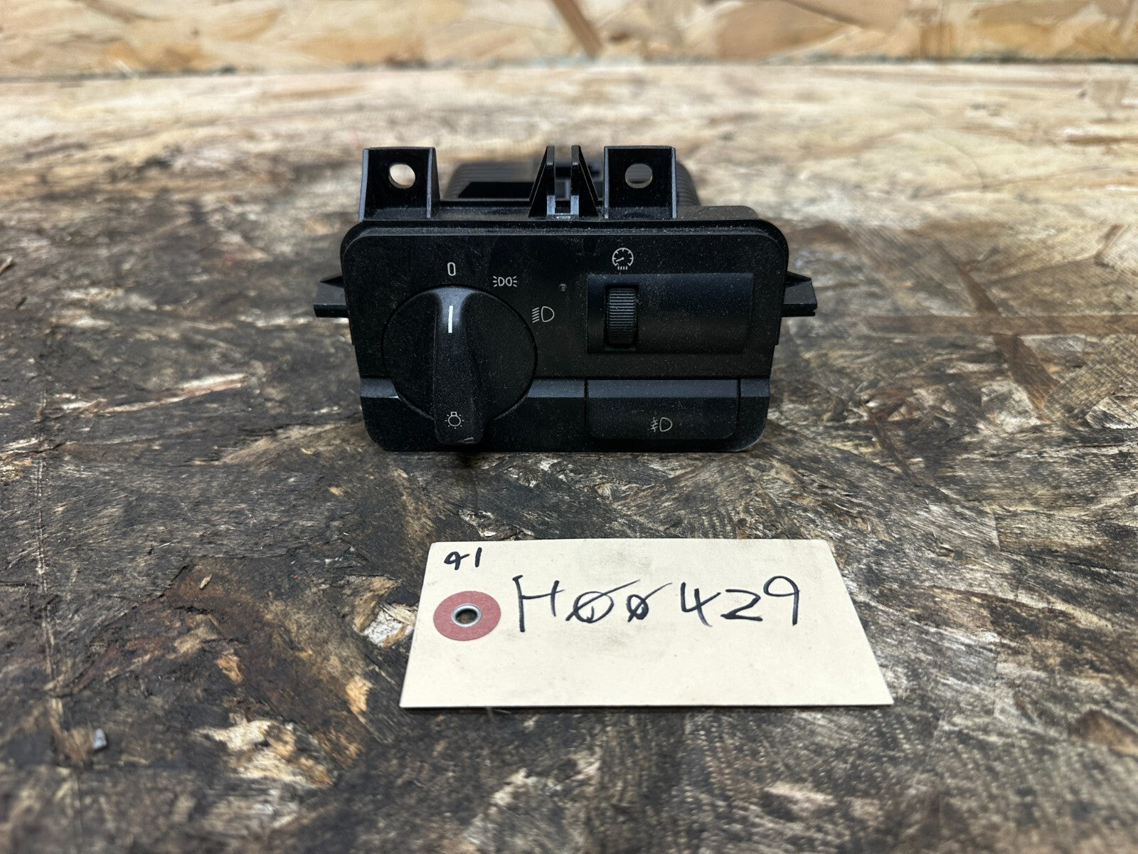 BMW 1999-2006 E46 3 SERIES HEADLIGHT FOG LIGHT CONTROL SWITCH PANEL OEM 6919844