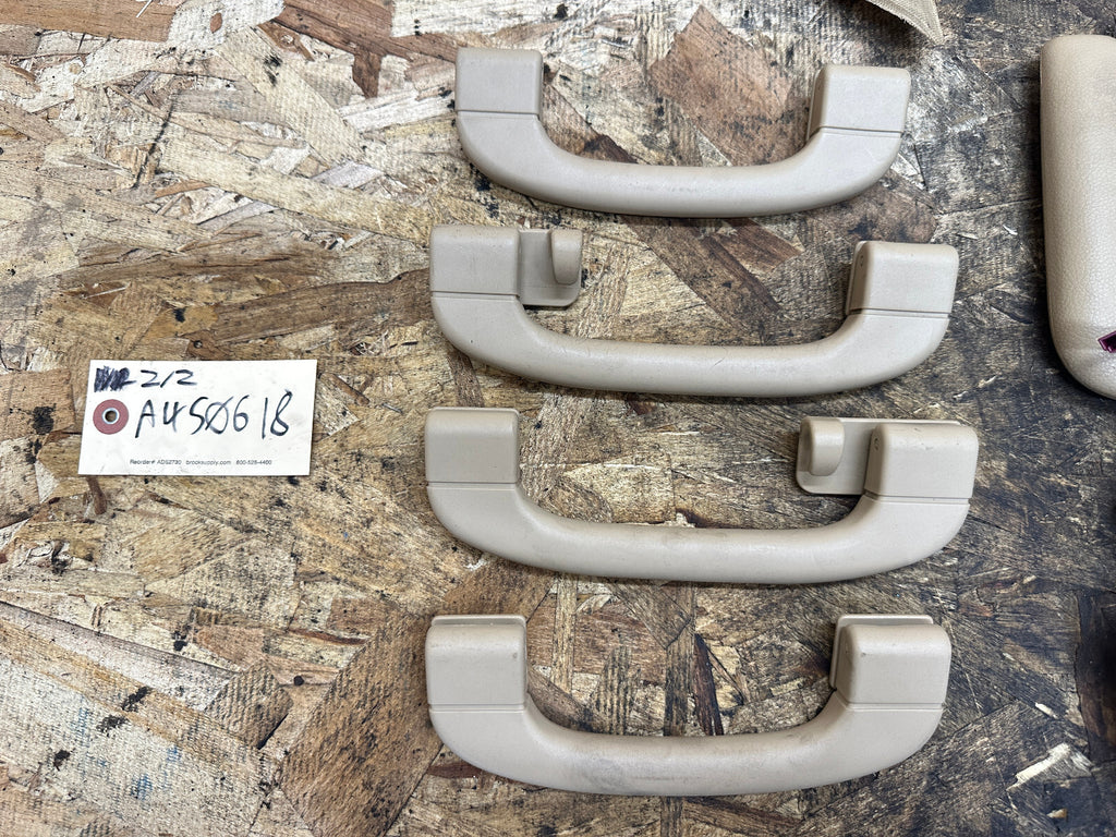 BMW 06-13 E90 3 SERIES BEIGE INTERIOR TRIM PIECE SET 12 PC 7058336+7058341+MORE