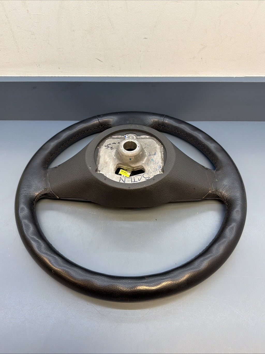 2011-2013 BMW X5 E70 XDRIVE35I FRONT LEFT STEERING WHEEL LEATHER BLACK HEATED