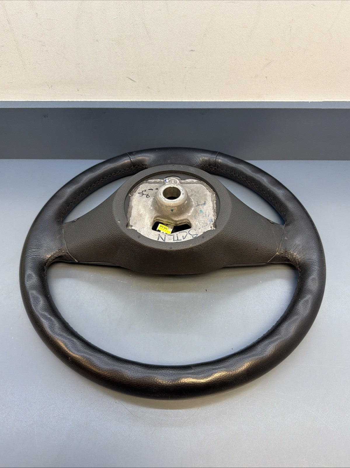 2011-2013 BMW X5 E70 XDRIVE35I FRONT LEFT STEERING WHEEL LEATHER BLACK HEATED