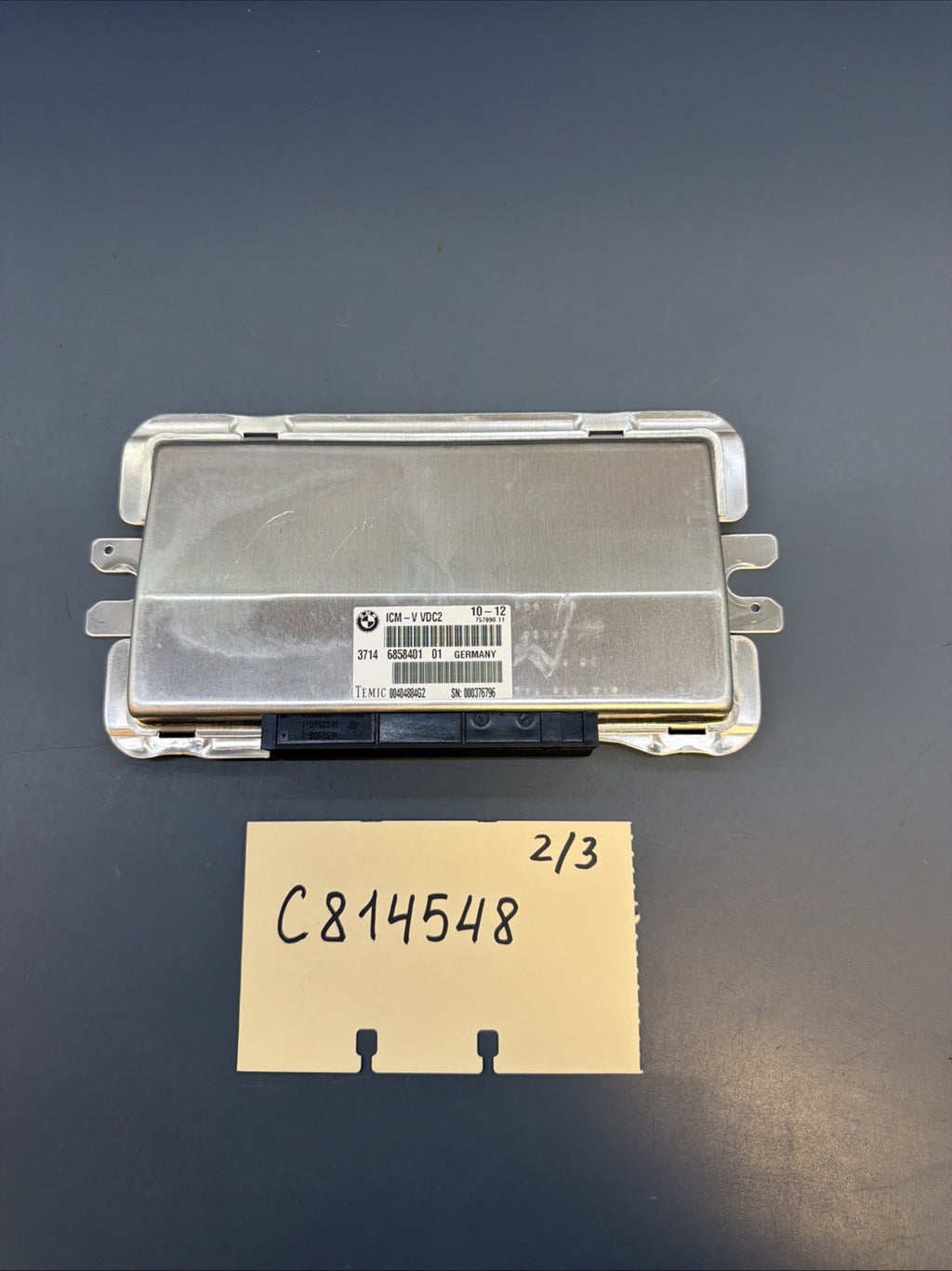 11-16 BMW F10 5-SERIES VDC ACTIVE SUSPENSION CONTROL MODULE 6858401 OEM