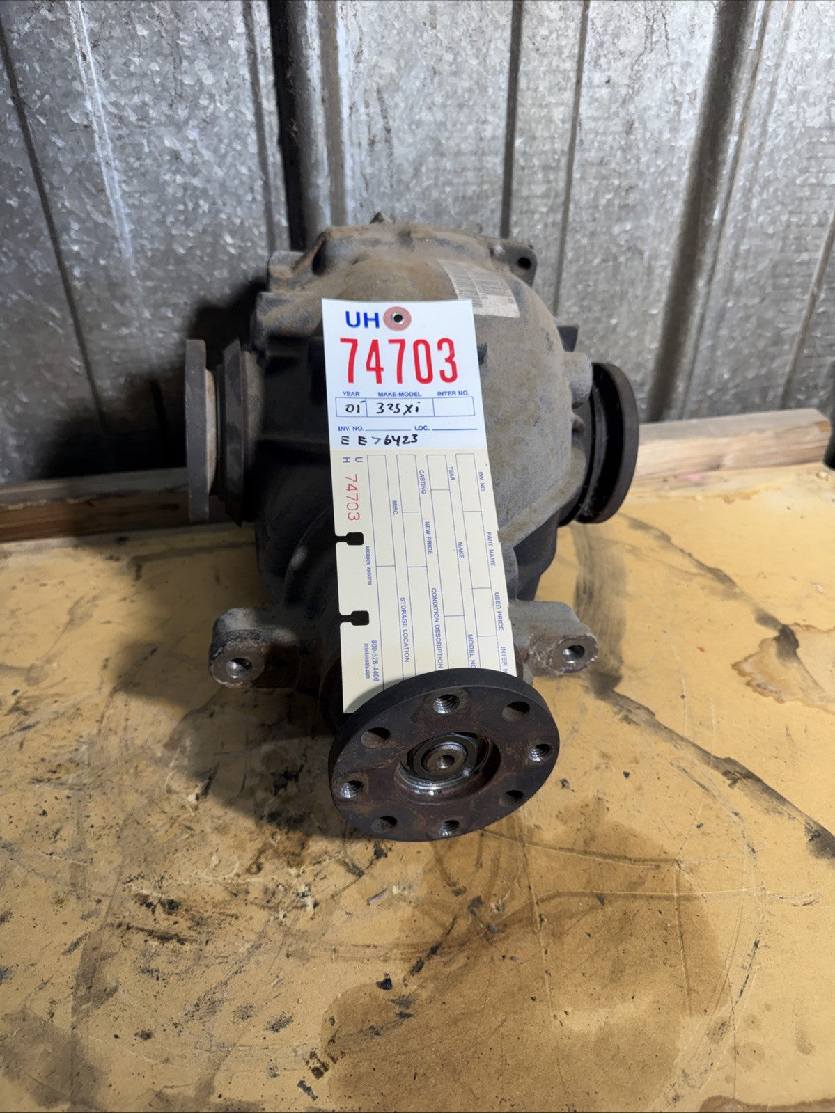 BMW REAR DIFFERENTIAL E46 3 SERIES  FINAL DRIVE 3.46 7500780 