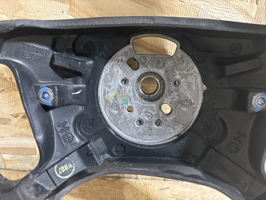 2001 - 2006 BMW E46 Steering Wheel Leather Black Oem 6753947 OEM