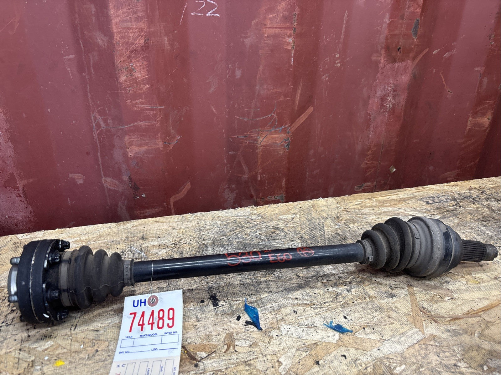 BMW OEM CV AXLE REAR RIGHT  5 SERIES E60 USED N52 ENGINE 2003-2010 3321 1229141