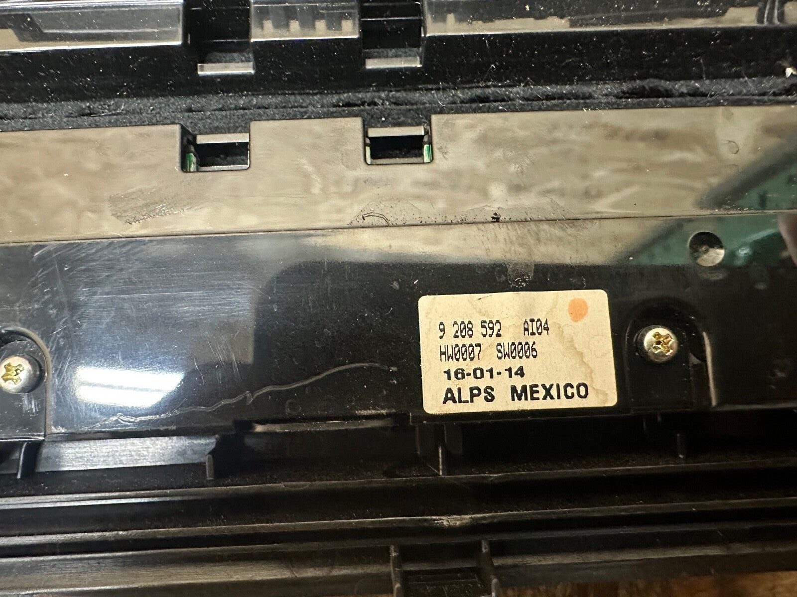 BMW 2011-2014 F25 X3 AC HEATER CLIMATE CONTROL PANEL COMPLETE OEM 9312722