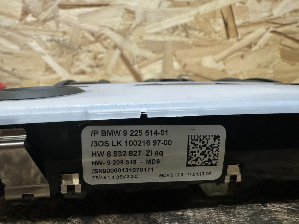 BMW 2012-2015 E84 X1 FRONT OVERHEAD DOME LIGHT GRAY SUNROOF SOS OEM 9225514