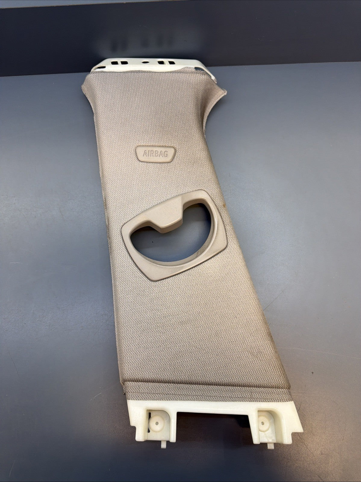 12-18 BMW F30 3-SERIES SET OF 2 CENTER B PILLAR TRIM COVER GRAY 7220998 7220997