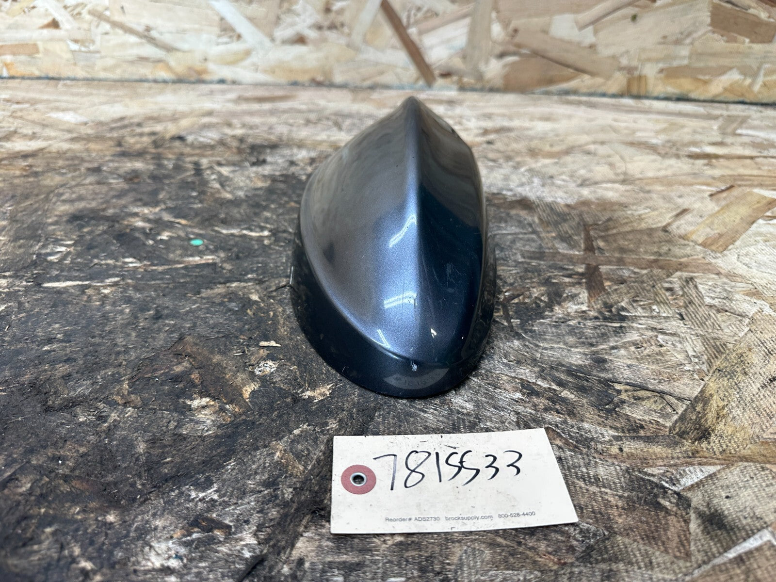 BMW 10-13 F10 5 SERIES FROMT RIGHT PASSENGER SIDE MIRROR CAP DK SILVER A3331436