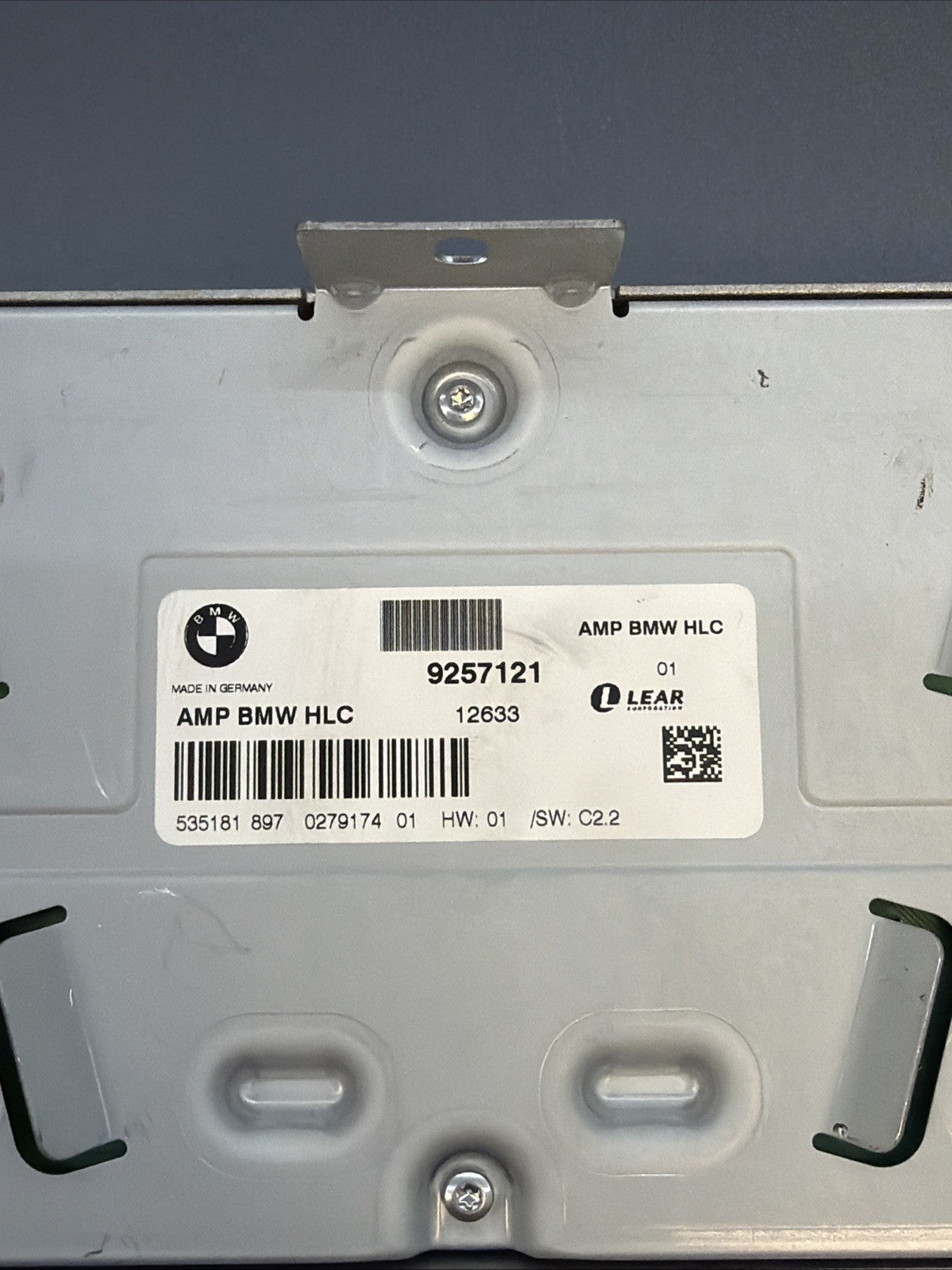 BMW 2011-2014 F25 X3 HiFi RADIO AMP AUDIO AMPLIFIER OEM 9257121