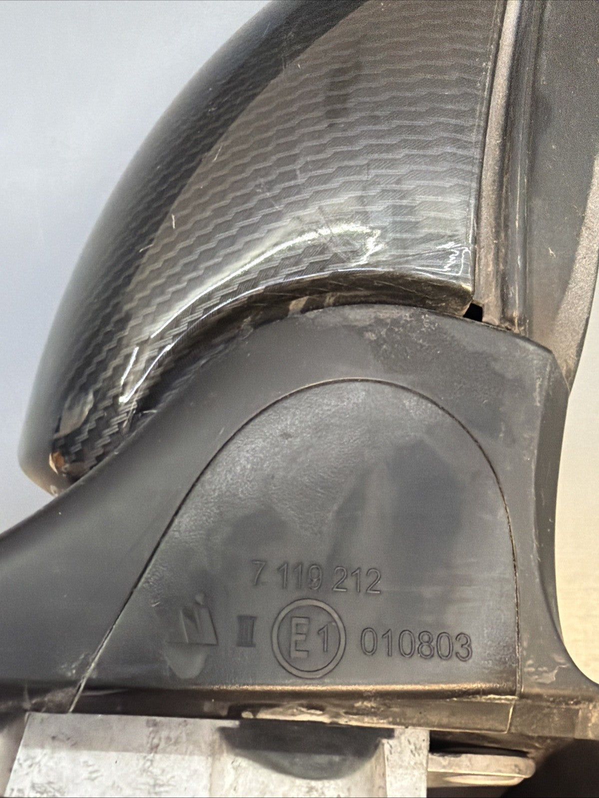 07-10 BMW E92 E93 3 Series Front Left Driver Door Mirror Black OEM 7119212