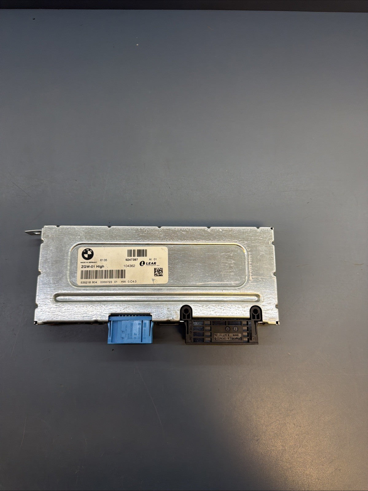 2010-16 BMW 528 535 550 640 650 740 750 CENTRAL GATEWAY CONTROL MODULE 9247397