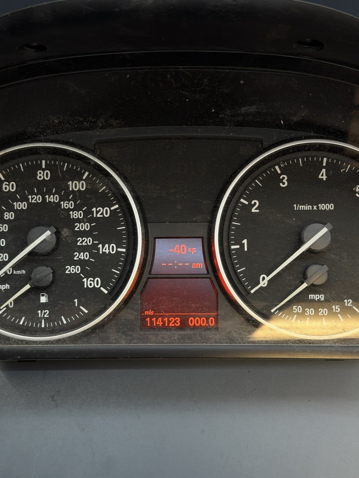 06-13 BMW E90 328i Instrument Cluster Speedometer Gauge Panel 9242367 OEM 114K