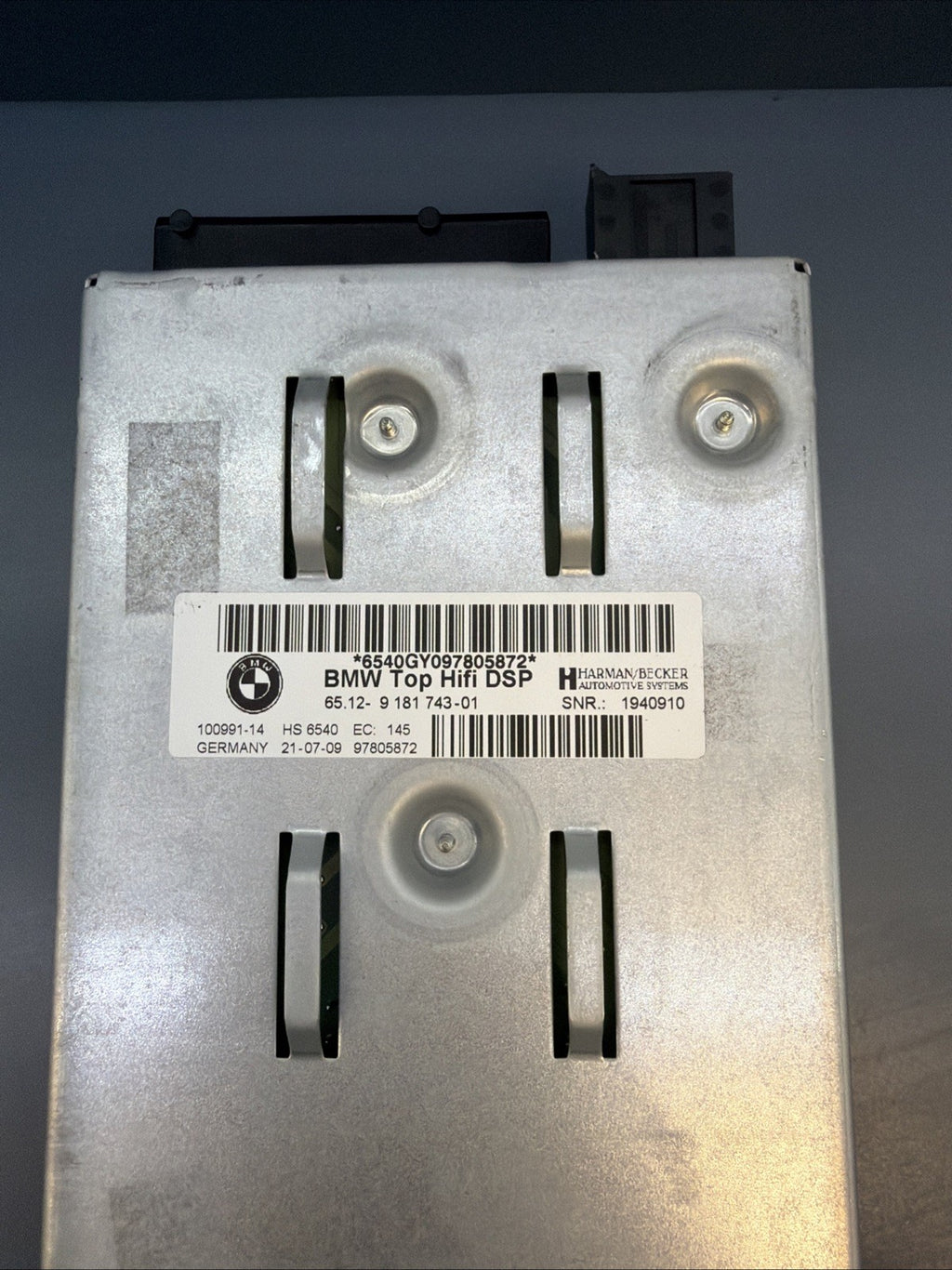BMW 3 5 6 SERIES AMPLIFIER AMP AUDIO LOGIC 7 TOP HI-FI DSP HARMAN OEM 9181743