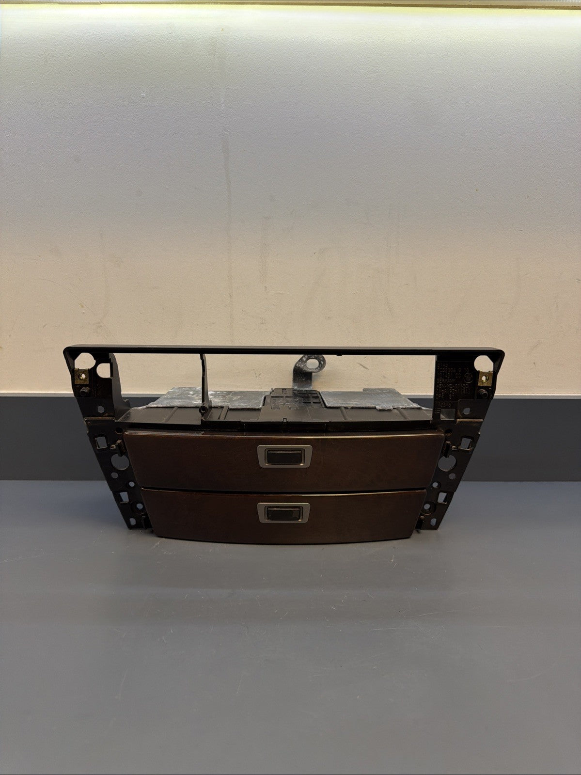 2006-2008 BMW 750Li 750I Center Dash Trim Console Storage Tray Wood Oem 7032886