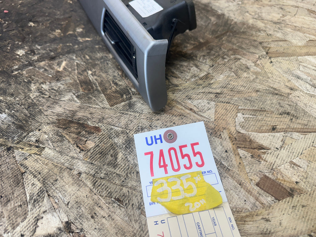 BMW 05-13 E90 3 SERIES RIGHT DASH VENT TRIM ALUMINUM OEM 9147391