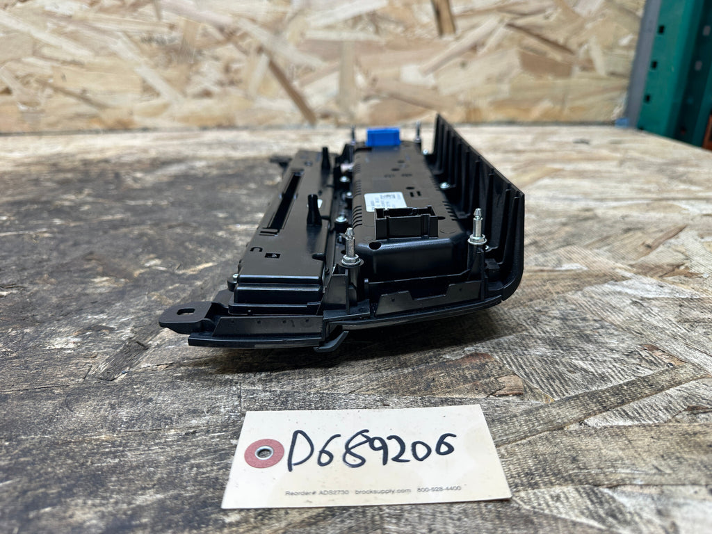 BMW 10-17 F10 5 SERIES AUDIO HEAD UNIT CLIMATE CONTROL PANEL BLACK OEM 9324323