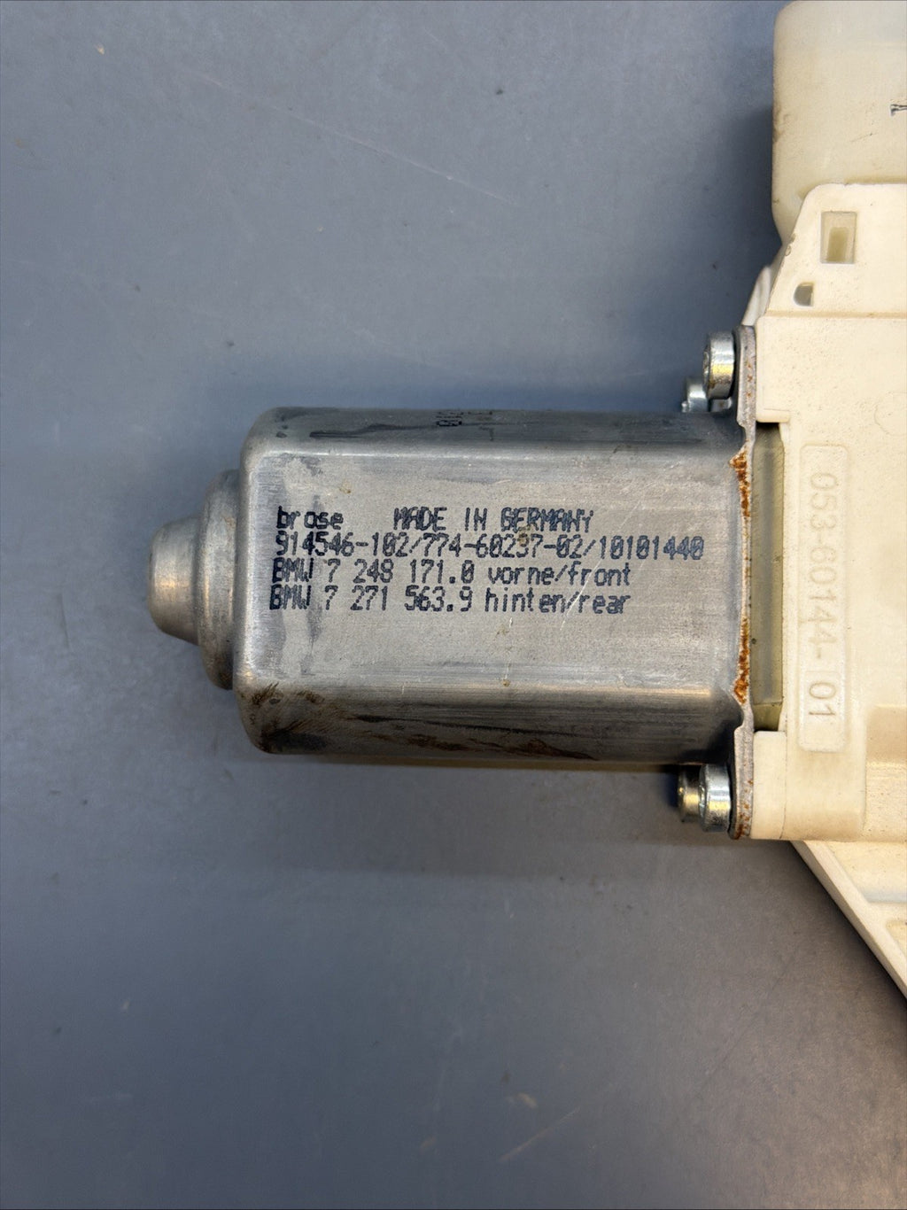2011 BMW 535i 528i 550i F10 Front Left Window Regulator Motor 7248171