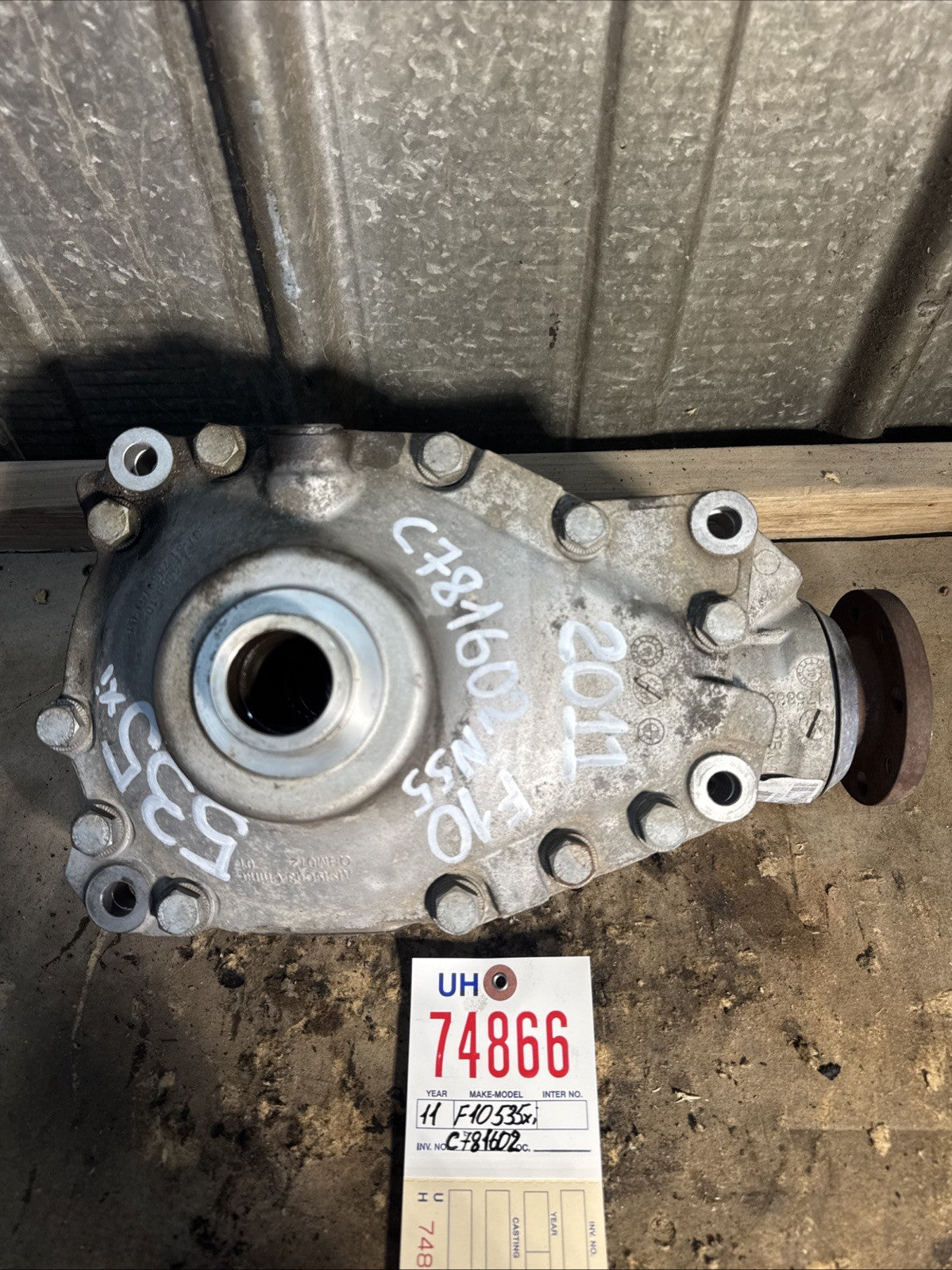 Front Differential Carrier Final Drive  3.08 AWD Diff OEM BMW F10 535Xi 7591997