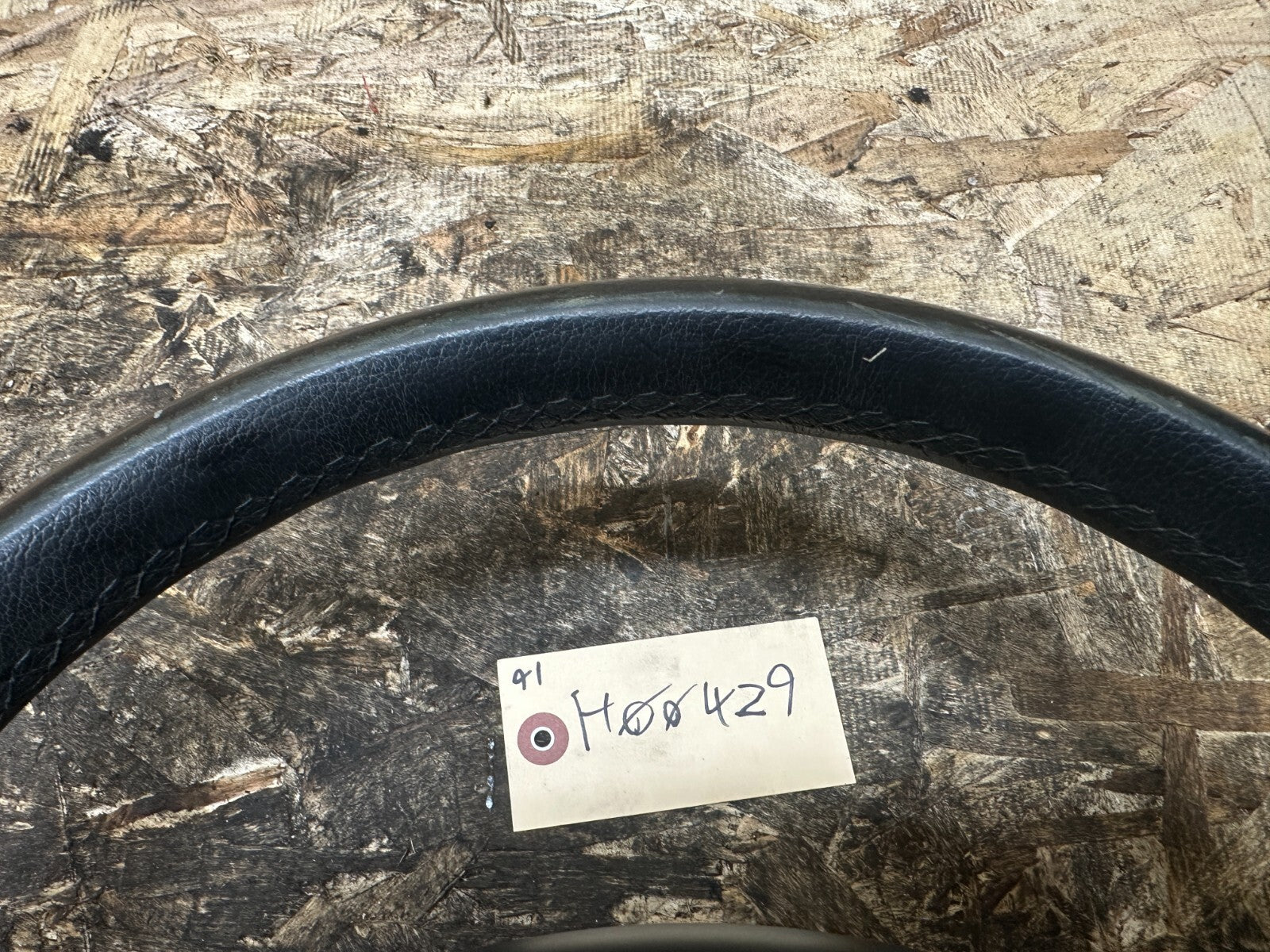 BMW 99-06 E46 3 SERIES BLACK LEATHER SPORT STEERING WHEEL OEM 101493/6760659