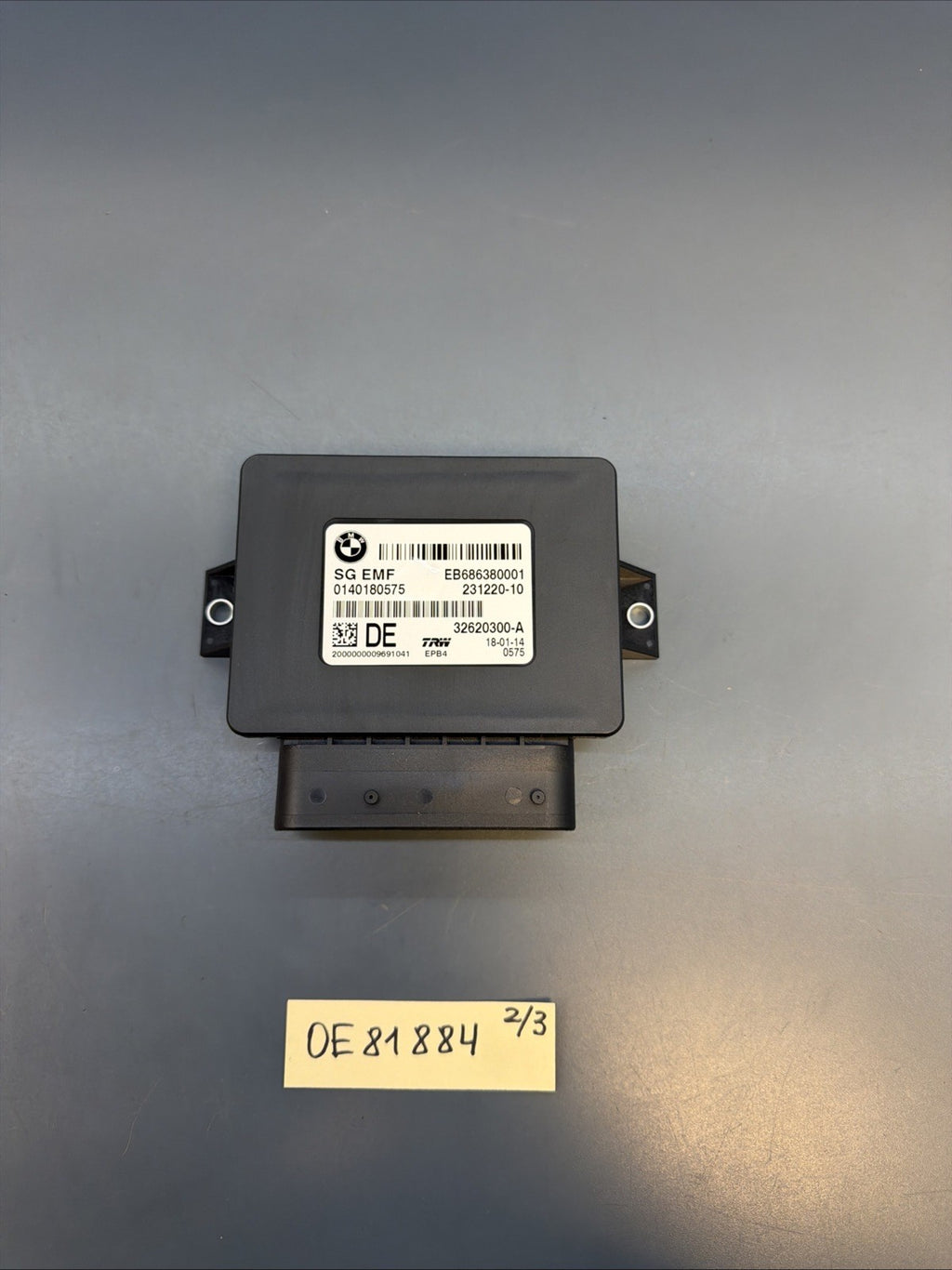 BMW F10 F11 F12 F13 F25 F26 5 6 X3 X4 EMF PARKING BRAKE CONTROL MODULE 6854856