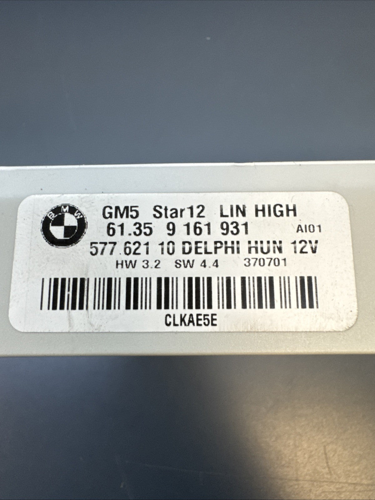BMW 2003-2010 F83 X3 BASIC/BODY CONTROL MODULE OEM 9161931