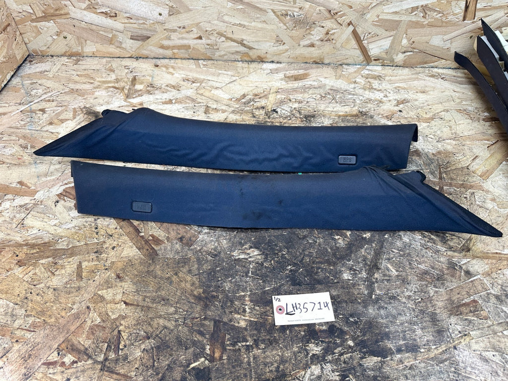 BMW 99-06 E53 X5 LHD BLACK INTERIOR A+B+C+SUN VISOR TRIM SET 12PC OEM 8203865