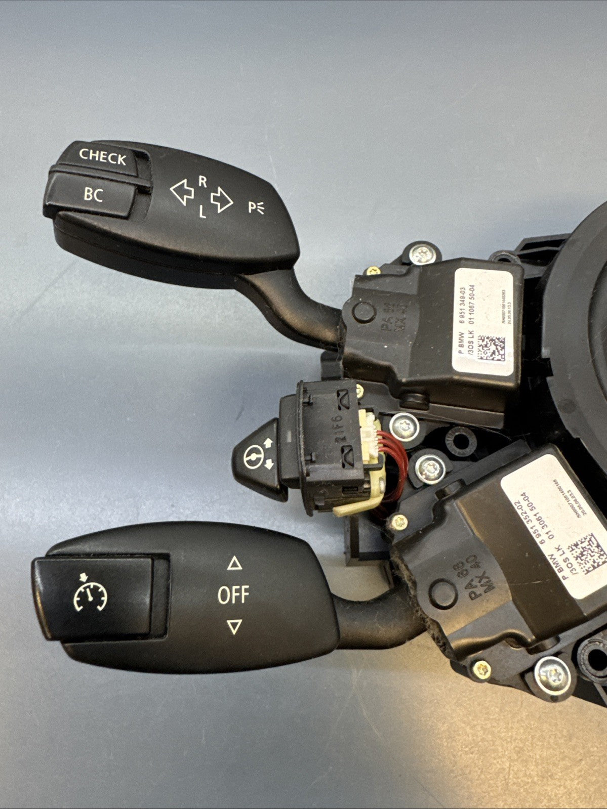 2007-2012 BMW 525I 535i TURN SIGNAL WIPER SWITCH COLUMN UNIT 9115162