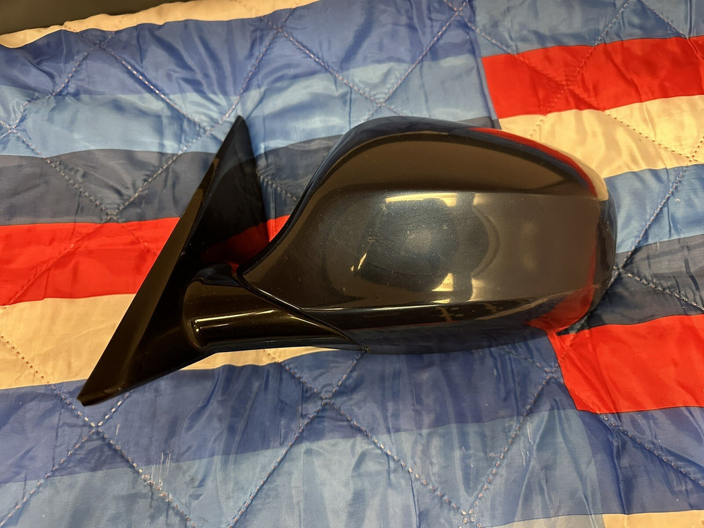 09-11 BMW E90 328i 335i OEM Front Left Driver Side Mirror Assembly Blue