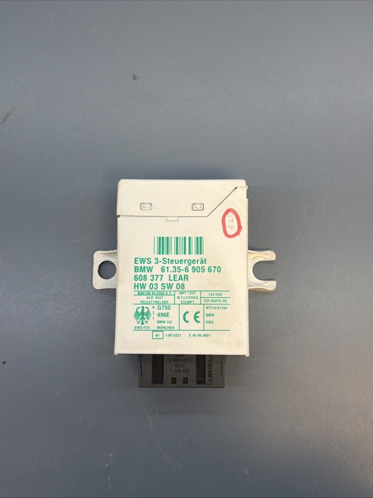 BMW E46 E39 E53 3 5  3.0i M54 ENGINE ECU SET DME MS43 EWS3 IGNITION KEY 7519308