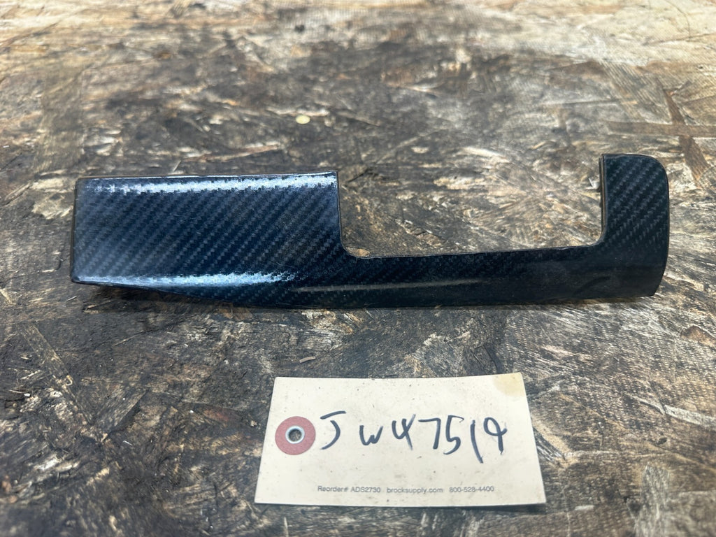 BMW 1999-2006 E46 BURLED WOOD GRAIN W CARBON WRAP LEFT DASH TRIM OEM 8203825