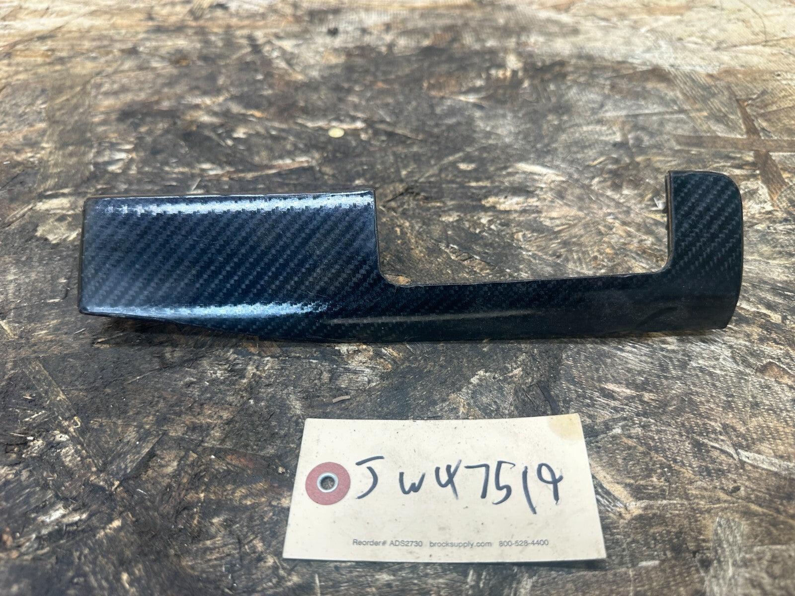 BMW 1999-2006 E46 BURLED WOOD GRAIN W CARBON WRAP LEFT DASH TRIM OEM 8203825
