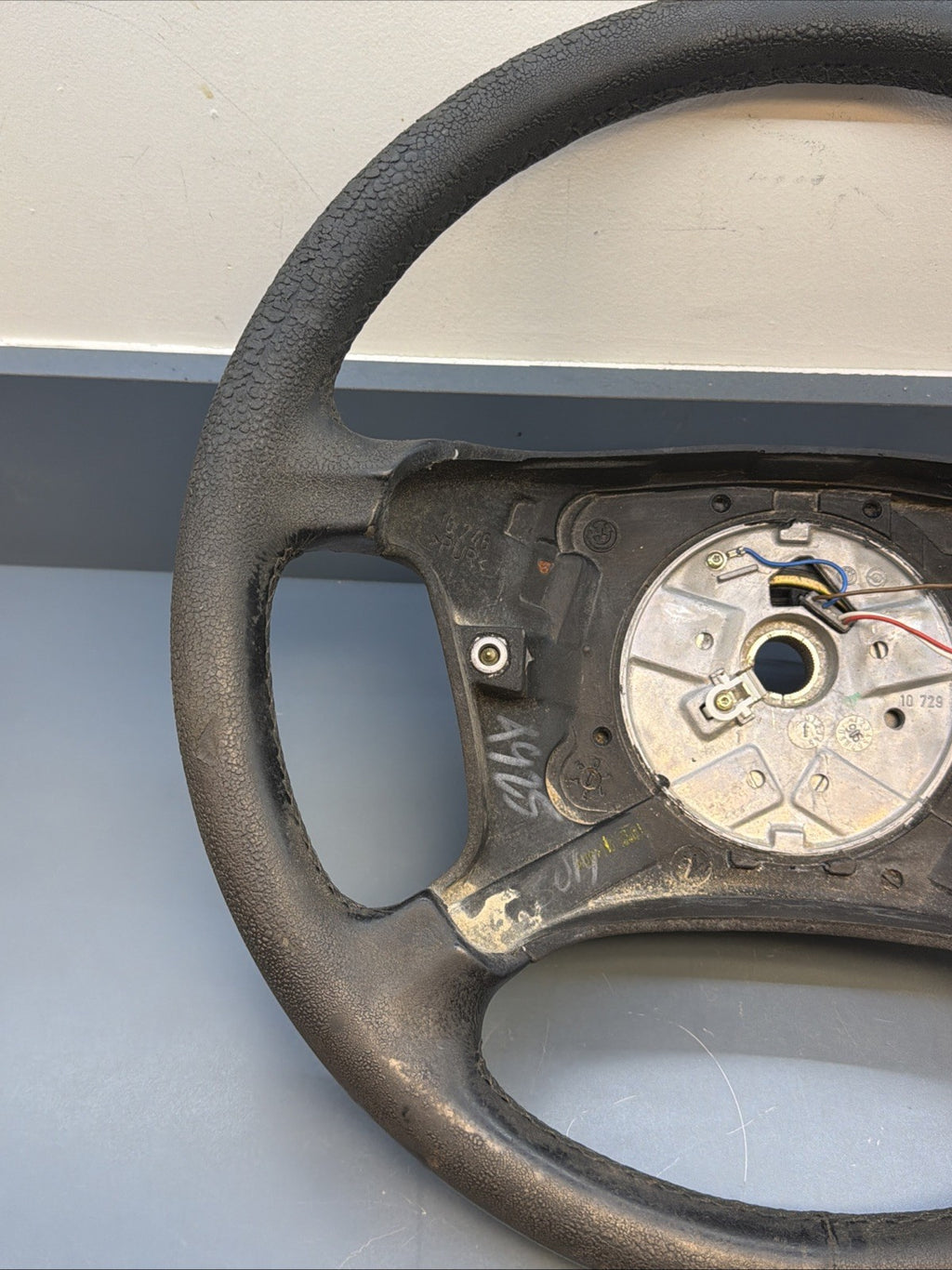 95-99 BMW E36 3-Series Z3 Factory 4-Spoke Standard Leather Steering Wheel OEM