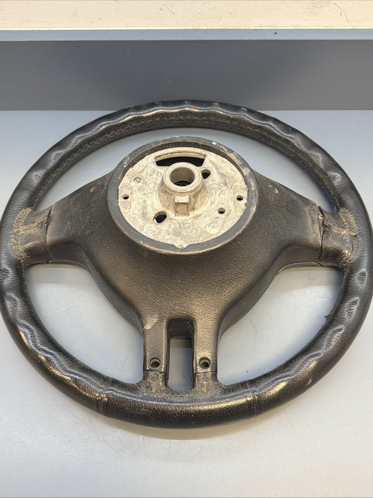 BMW 99-06 E46 3 SERIES BLACK LEATHER SPORT STEERING WHEEL OEM 101493/6760659