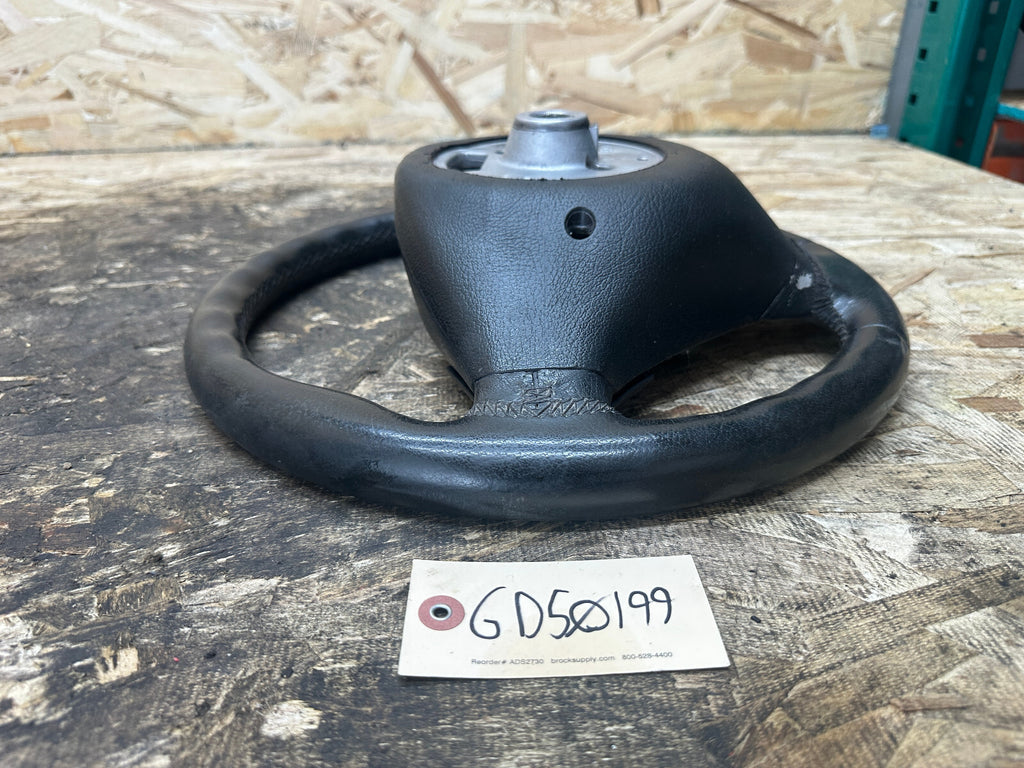 BMW 95-03 E39 5 SERIES M SPORT BLACK LEATHER STEERING WHEEL W/ BUTTONS 2229115