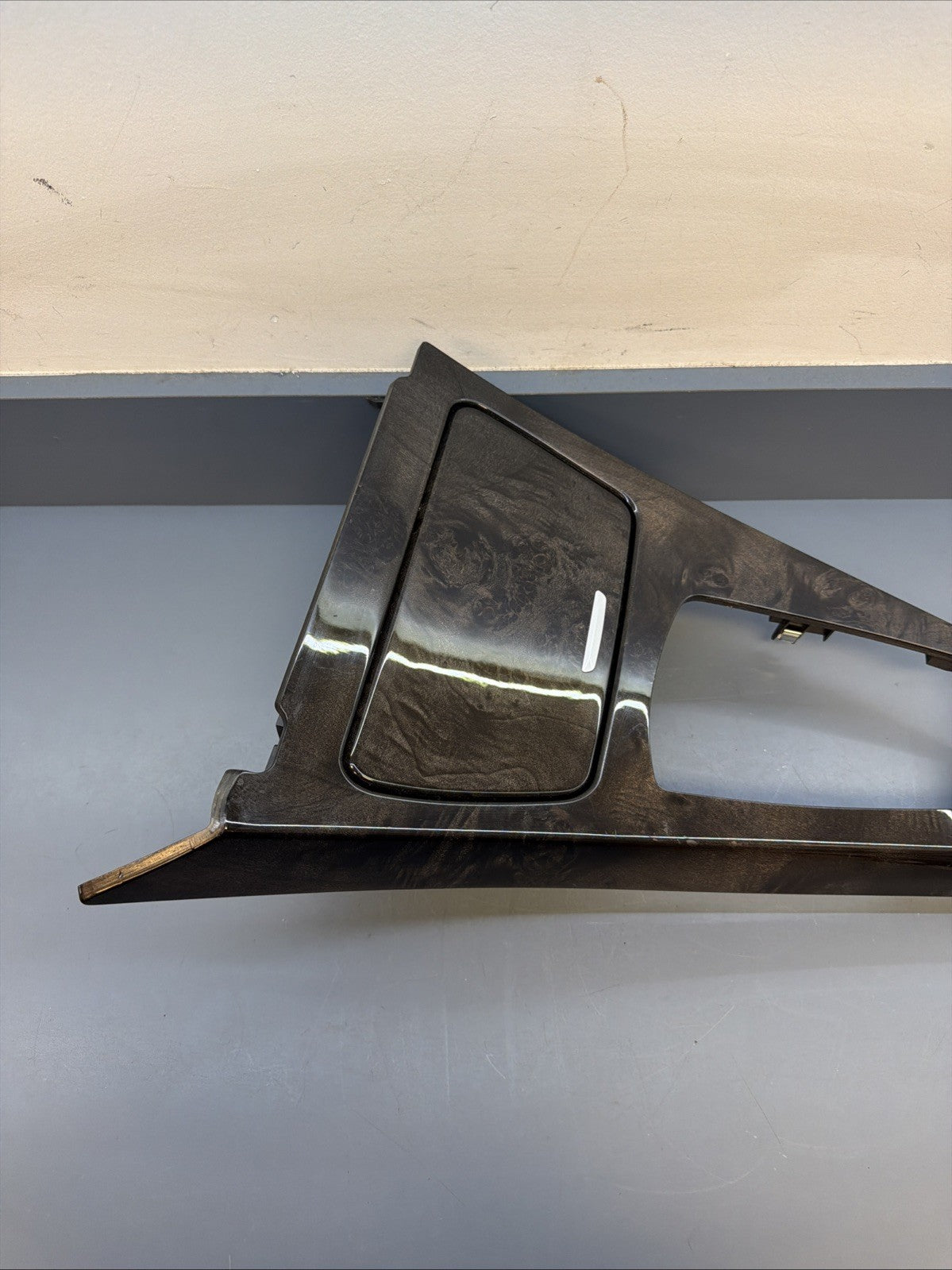 BMW F06 650i 640i Center Console Cup Holder Shifter Bezel Trim Wood 9242733 OEM
