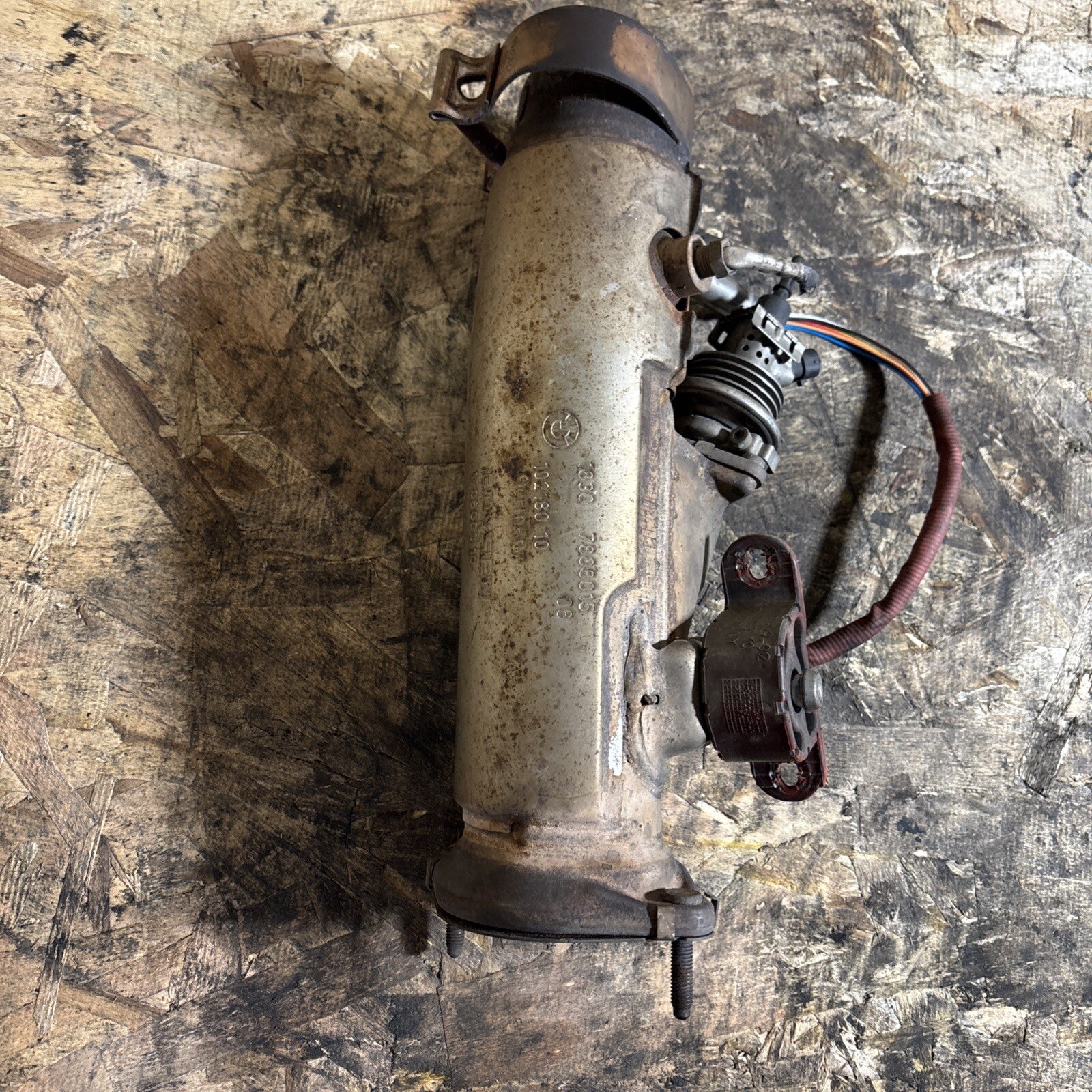 08-13 BMW E70 X5 Diesel Engine Exhaust Midpipe Mid Pipe Assembly 7808015 OEM