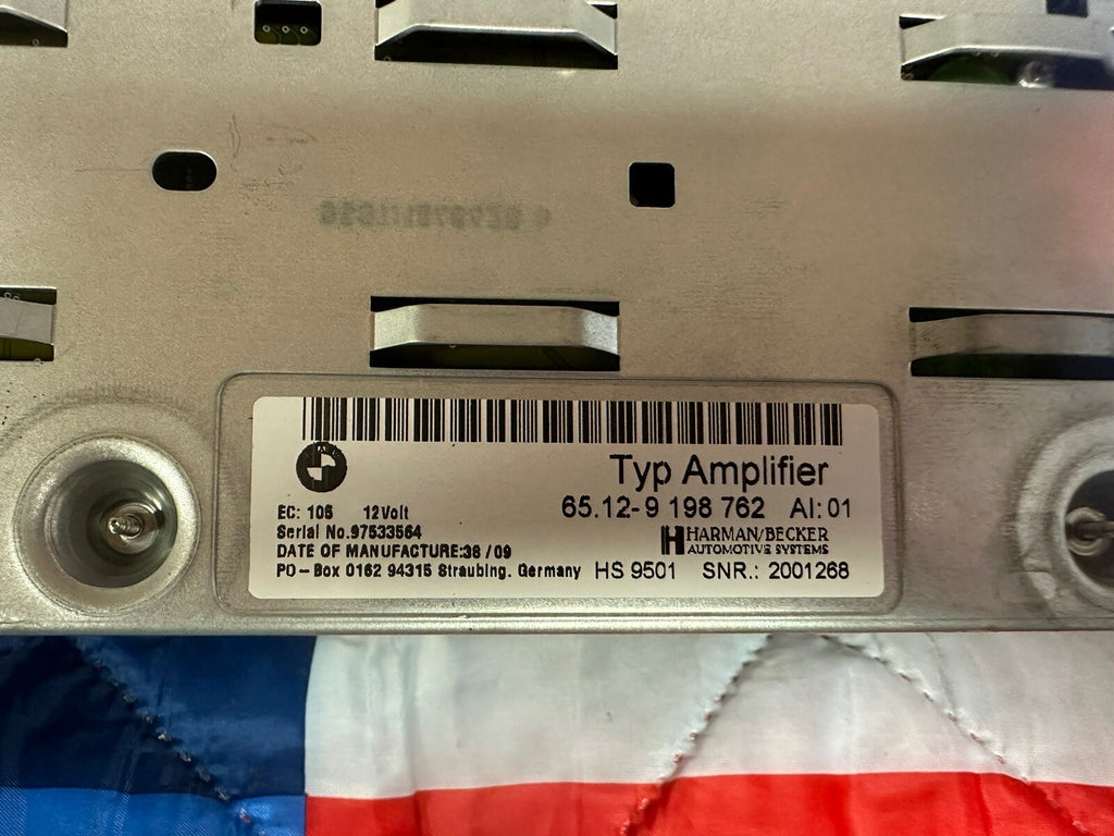 08-10 BMW 528 535 E60 AUDIO SYSTEM HARMAN BECKER AMPLIFIER AMP OEM 9198762