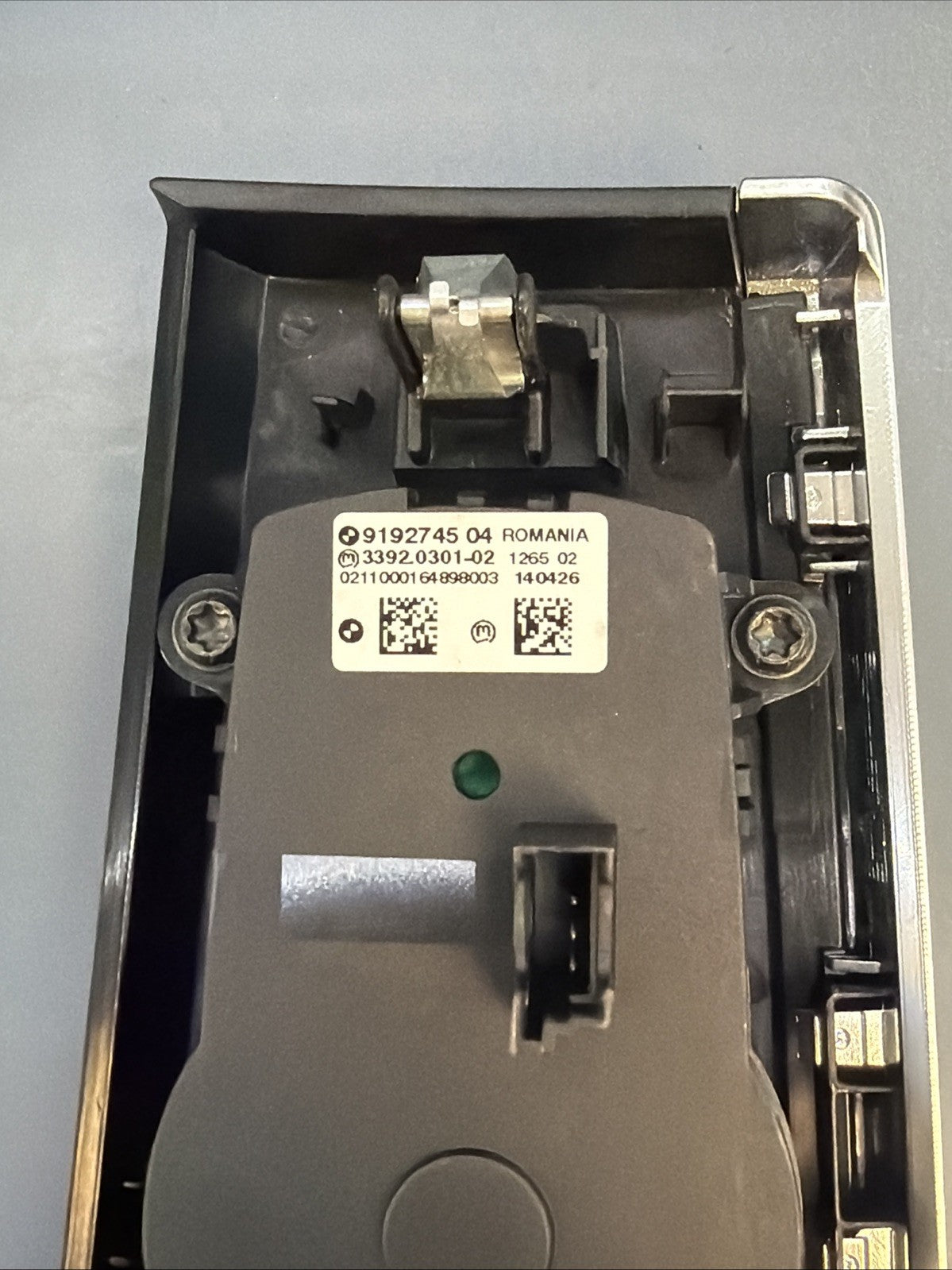 2011-2017 BMW X3 Headlight / Fog Light Toggle Switch w/ Trim OEM 9192745