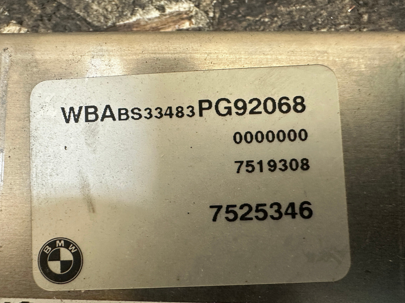 BMW 99-03 Z3 3/5 SERIES M54 ENGINE ECU(DME)+CAS+KEY  SET OEM 7519308 MS43