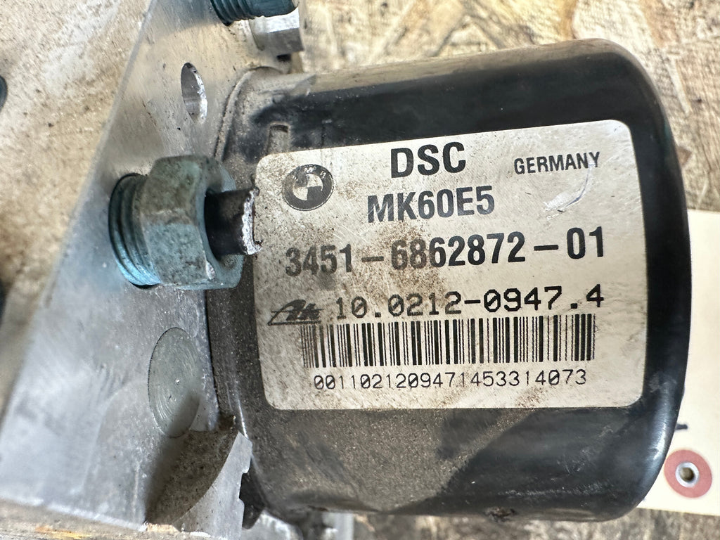 BMW 07-13 E88 ABS ANTI LOCK BRAKE PUMP+CONTROL MODULE OEM 6862873+6862872