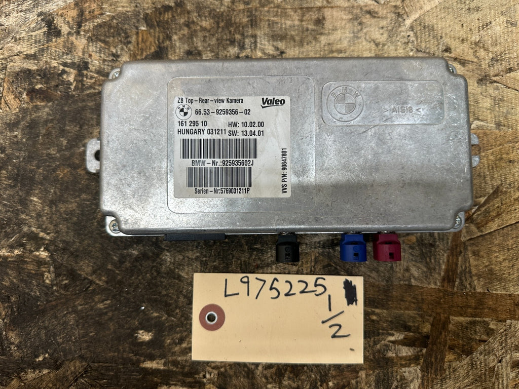 BMW 2011-2017 F25 X3 TOP REAR VIEW CAMERA CONTROL MODULE OEM 9259356